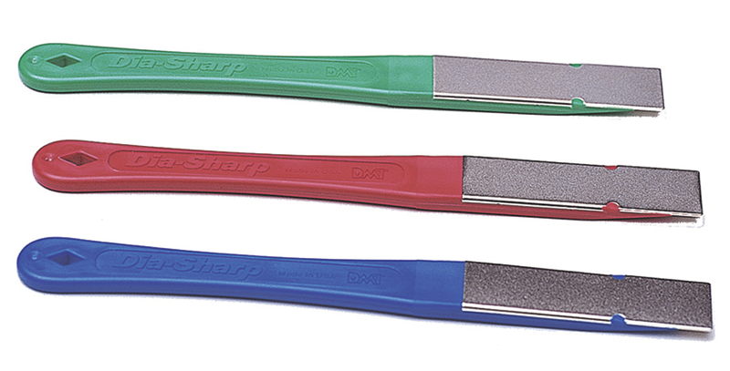 2-1/2 x 3/4" - X-Fine; Fine; Coarse Grits - Rectangular Dia-Sharp Mini Hone Sharpener - First Tool & Supply