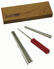 3/4 to 1-1/4" - Tapered Diamond Honing Slip Stones - First Tool & Supply