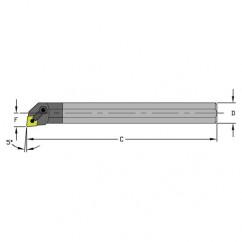 E24U MCLNR4 Solid Carbide Boring Bar w/Coolant - First Tool & Supply