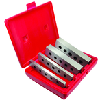#CP31612 - 4 Piece Set - 3/16 & 1/2'' Thickness - 1/4'' Increments - 1 to 1-3/4'' - Parallel Set - First Tool & Supply
