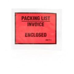 List PLE-F1 4-1/2" x 5-1/2" Packing List Envelope - First Tool & Supply