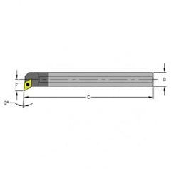 M-E16R SDUCL07 Solid Carbide Boring Bar w/Coolant - First Tool & Supply