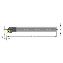 C08R SCLPR3 Solid Carbide Boring Bar - First Tool & Supply