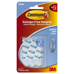 Command Clear Medium Refill Strips 17021CLR-ES