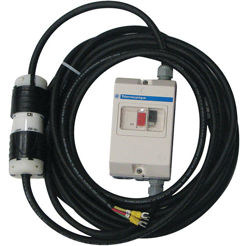 ‎MOTOR STARTER KIT FOR FX-300 AND FX-500 LOW VOLTAGE 208/230V INCLUDES NEMA 12 BOX; IEC MOTOR STARTER; 20FT OF INPUT CABLE; 15FT OF OUTPUT CABLE WITH TURN-LOCK CONNECTOR - Exact Industrial Supply