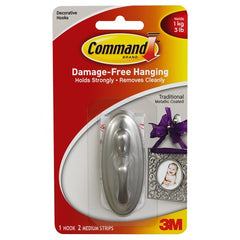 Command Traditional Medium Hook 17051BN-ES - Exact Industrial Supply