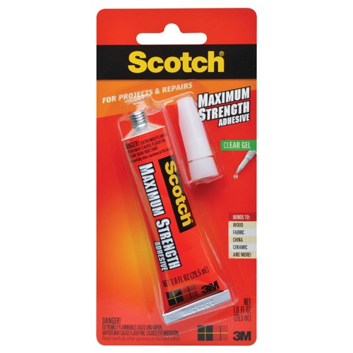 Scotch Maximum Strength Adhesive 6047 1 fl oz (29 5 mL) - First Tool & Supply