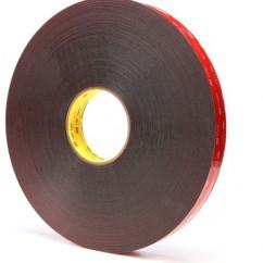 List 5925 1" x 72 yds VHB Acrylic Foam Tape - Black - First Tool & Supply