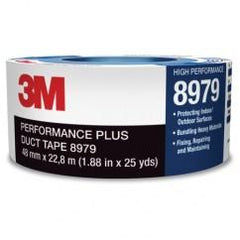 List 8979 72mm x 54.8m Performance Plus Duct Tape - Black - First Tool & Supply