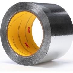 List 4380 3" x 55yds Aluminum Foil Tape - Silver - First Tool & Supply