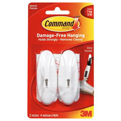 Command Wire Hooks 17068ES Medium White - Exact Industrial Supply